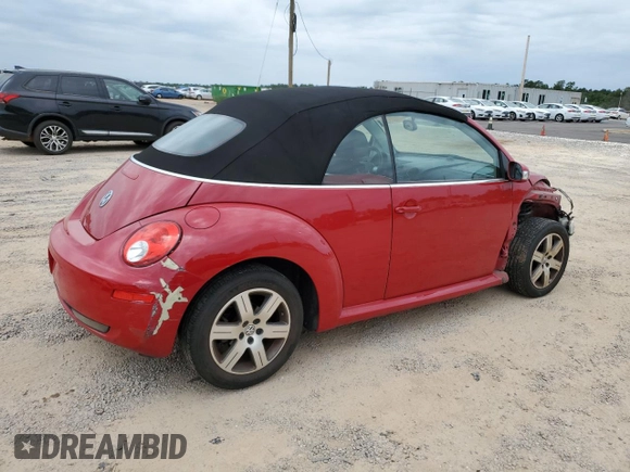 2006 Volkswagen Beetle z VIN 3VWRF31Y56M303323, wystawiony jako Copart lot #57955075 z przebiegiem 87 996 mil mil oraz Szkoda całkowita • Salvage title. Historia ofert i sprzedaży dostępna na DreamBid. Obrazek 3.