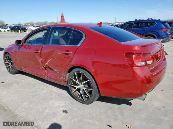 2007 Lexus GS 350 with VIN JTHBE96S470012491, listed as a Copart auction lot 47098055 with 0 mi miles and Salvage Title. Bid and sale history available at carsss.com. Image 2.
