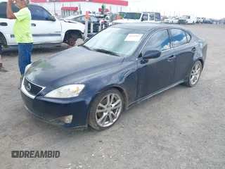 2007 Lexus IS 250 z VIN JTHBK262775030745, wystawiony jako IAAI lot #42224823 z przebiegiem 185 295 mil mil oraz . Historia ofert i sprzedaży dostępna na DreamBid. Obrazek 2.