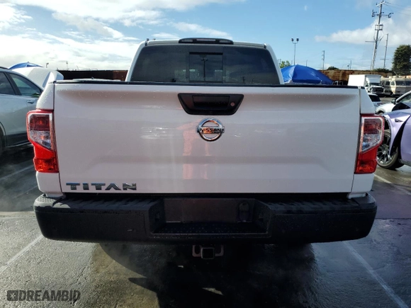 2021 Nissan Titan SV with VIN 1N6AA1EE5MN528618, listed as a Copart auction lot 48708505 with 62,850 mi miles and Salvage Title. Bid and sale history available at carsss.com. Image 6.