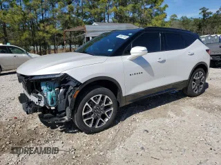 2023 Chevrolet Blazer RS with VIN 3GNKBERS4PS227108, listed as a Copart auction lot 46997155 with 29,228 mi miles and Salvage Title. Bid and sale history available at carsss.com. Image 1.