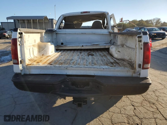 2002 Ford Super Duty F-250 XL with VIN 1FTNF21L52EC49070, listed as a Copart auction lot 75403484 with 163,606 mi miles and Salvage Title. Bid and sale history available at carsss.com. Image 6.