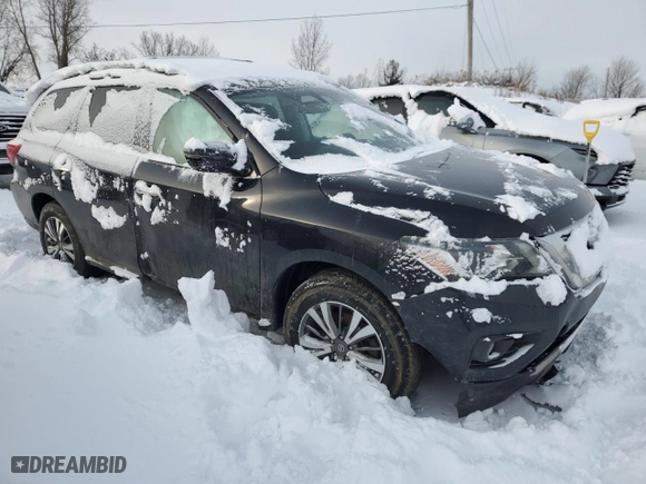 2017 Nissan Pathfinder S with VIN 5N1DR2MMXHC655210, listed as a Copart auction lot 88982415 with 190771 miles and Clean Title. Bid and sale history available at carsss.com. Image 4.