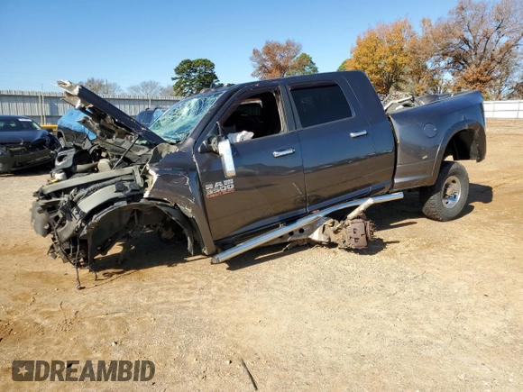 2016 Ram 3500 Laramie with VIN 3C63RRML1GG242644, listed as a Copart auction lot 77677244 with 0 mi miles and Salvage Title. Bid and sale history available at carsss.com. Image 1.