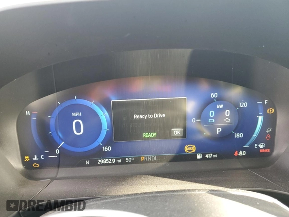 2020 Ford Escape SE Sport Hybrid with VIN 1FMCU0BZ1LUC03601, listed as a Copart auction lot 49766735 with 29,852 mi miles and Salvage Title. Bid and sale history available at carsss.com. Image 9.