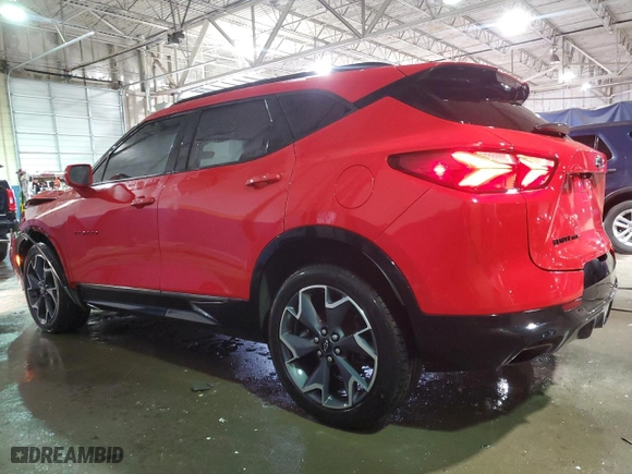 2020 Chevrolet Blazer RS with VIN 3GNKBKRS6LS539942, listed as a Copart auction lot 44590195 with 101,803 mi miles and Salvage Title. Bid and sale history available at carsss.com. Image 2.