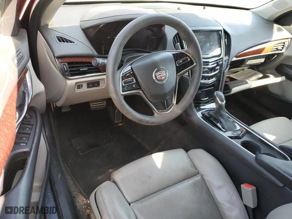 2014 Cadillac ATS Performance with VIN 1G6AC5SXXE0180178, listed as a Copart auction lot 52456555 with 109,350 mi miles and Salvage Title. Bid and sale history available at carsss.com. Image 8.