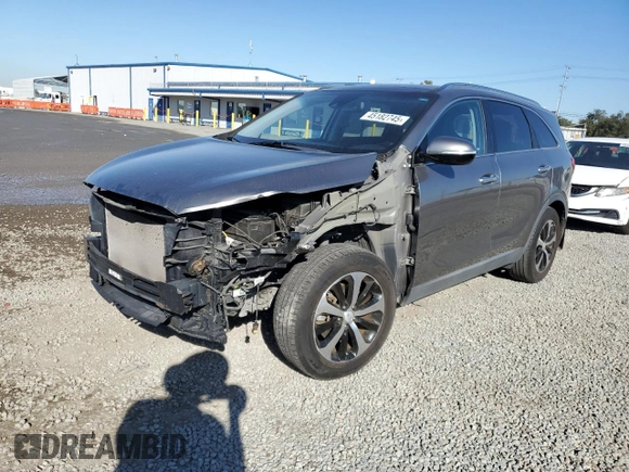 2018 Kia Sorento EX with VIN 5XYPH4A56JG355193, listed as a Copart auction lot 45182745 with 101,249 mi miles and Salvage Title. Bid and sale history available at DreamBid. Image 1.