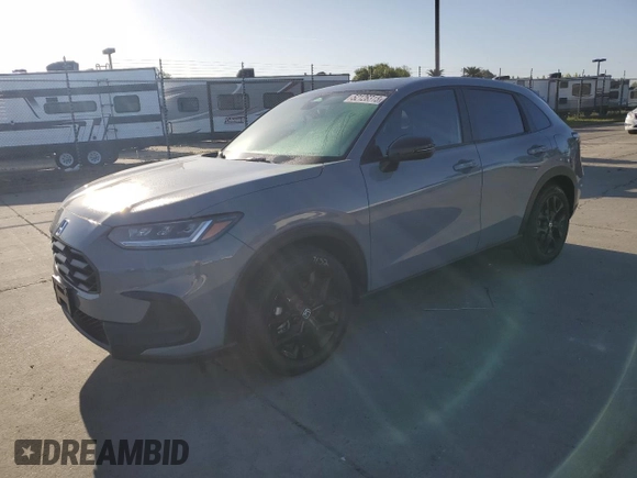 2024 Honda HR-V Sport with VIN 3CZRZ1H59RM751315, listed as a Copart auction lot 52126315 with 14,897 mi miles and Salvage title. Bid and sale history available at DreamBid. Image 1.