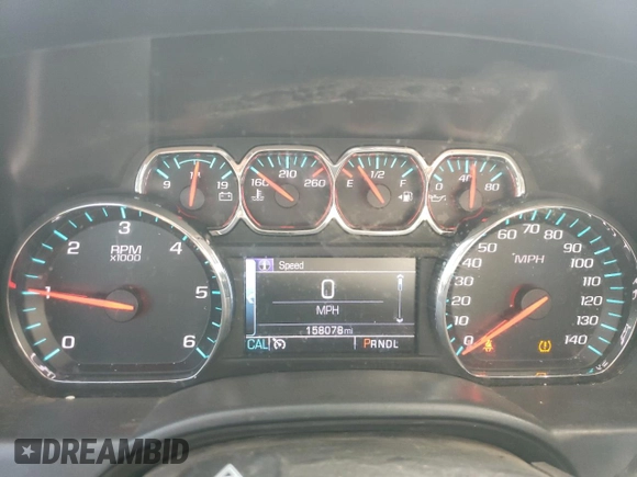 2018 Chevrolet Silverado 1500 LT with VIN 1GCVKREH1JZ191461, listed as a Copart auction lot 53545185 with 158,078 mi miles and Salvage Title. Bid and sale history available at DreamBid. Image 9.