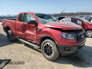 2021 Ford Ranger XL with VIN 1FTER1EH6MLD76657, listed as a Copart auction lot 48800855 with 28,909 mi miles and Salvage Title. Bid and sale history available at carsss.com. Image 4.