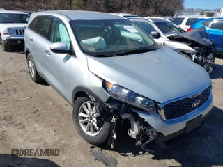 2019 Kia Sorento L with VIN 5XYPG4A38KG456514, listed as a IAAI auction lot 41714142 with 53,777 mi miles. Bid and sale history available at carsss.com. Image 1.