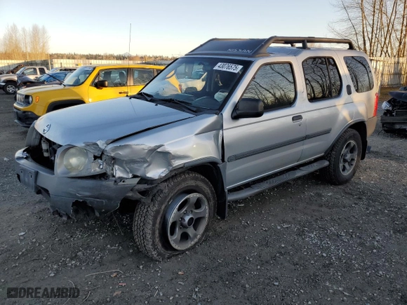 2002 Nissan Xterra SE SC with VIN 5N1MD28Y62C589855, listed as a Copart auction lot 43076575 with 200,216 mi miles and Salvage Title. Bid and sale history available at carsss.com. Image 1.