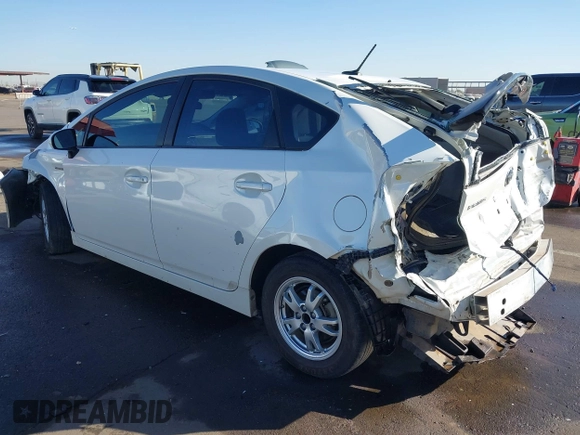 2010 Toyota Prius II with VIN JTDKN3DU3A5222724, listed as a IAAI auction lot 41505537 with 181,808 mi miles. Bid and sale history available at carsss.com. Image 3.