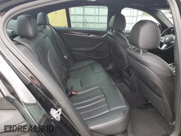 2021 BMW 5 Series 530e with VIN WBA13AG00MCF09677, listed as a Copart auction lot 54907205 with 50,033 mi miles and Salvage title. Bid and sale history available at DreamBid. Image 10.