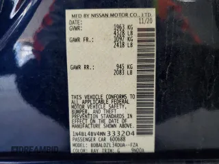 2021 Nissan Altima 2.5 S with VIN 1N4BL4BV4MN333204, listed as a Copart auction lot 48160505 with 132,818 mi miles and Salvage Title. Bid and sale history available at carsss.com. Image 12.