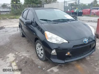 2014 Toyota Prius c One with VIN JTDKDTB36E1569720, listed as a IAAI auction lot 41618620 with 1 mi miles. Bid and sale history available at carsss.com. Image 1.