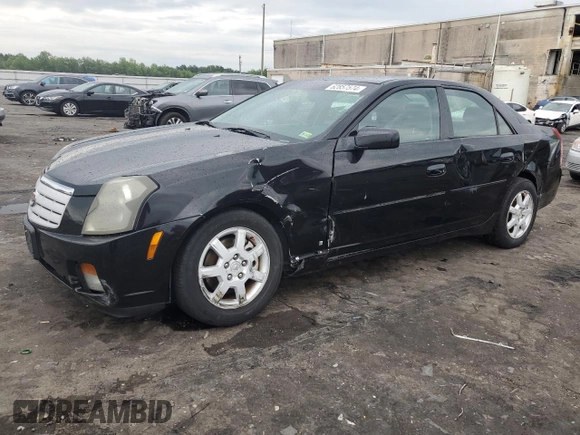 2007 Cadillac CTS with VIN 1G6DM57TX70129217, listed as a Copart auction lot 77952324 with 75,517 mi miles and Salvage Title. Bid and sale history available at carsss.com. Image 1.