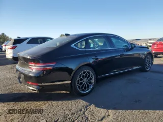 2021 Genesis G80 2.5T with VIN KMTGB4SC5MU046379, listed as a Copart auction lot 77659574 with 30,997 mi miles and Salvage Title. Bid and sale history available at carsss.com. Image 3.