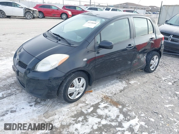 2010 Toyota Yaris with VIN JTDKT4K35A5280923, listed as a IAAI auction lot 41270556 with 175,643 mi miles. Bid and sale history available at carsss.com. Image 2.