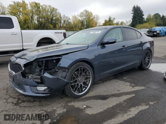 2014 Kia Cadenza Premium with VIN KNALN4D75E5123328, listed as a Copart auction lot 77590774 with 70,414 mi miles and Salvage Title. Bid and sale history available at carsss.com. Image 1.