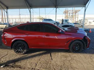 2022 BMW X6 xDrive40i with VIN 5UXCY6C06N9K57184, listed as a IAAI auction lot 41302467 with 42,073 mi miles. Bid and sale history available at carsss.com. Image 14.