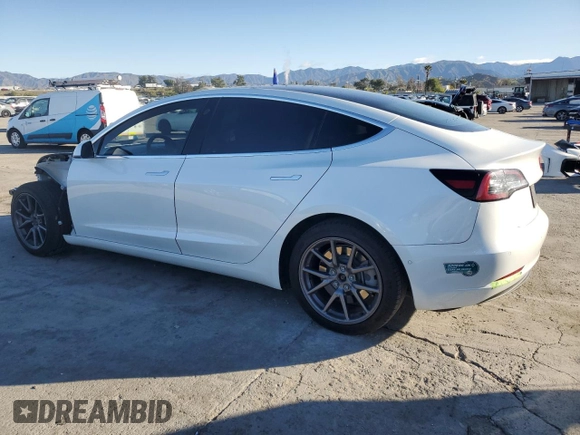 2020 Tesla Model 3 Long Range with VIN 5YJ3E1EB0LF665887, listed as a Copart auction lot 48985245 with 50,309 mi miles and Salvage Title. Bid and sale history available at DreamBid. Image 2.