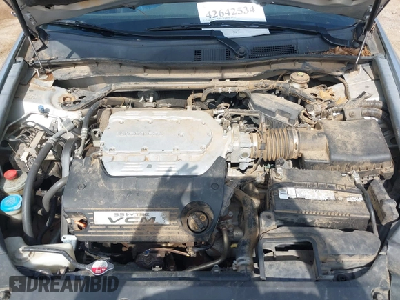 2011 Honda Accord EX-L with VIN 1HGCP3F81BA021154, listed as a IAAI auction lot 42642534 with 217,779 mi miles and . Bid and sale history available at DreamBid. Image 10.