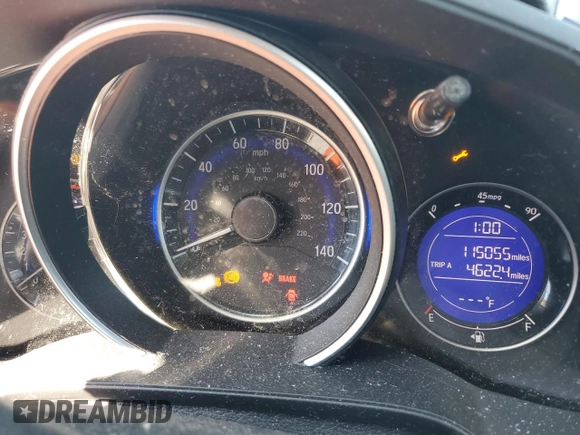 2015 Honda Fit EX-L with VIN 3HGGK5H80FM729963, listed as a Copart auction lot 47272115 with 115,055 mi miles and Salvage Title. Bid and sale history available at carsss.com. Image 9.