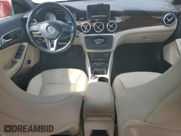2014 Mercedes-Benz CLA 250 with VIN WDDSJ4EB3EN050303, listed as a Copart auction lot 58004235 with 90,789 mi miles and Salvage title. Bid and sale history available at DreamBid. Image 8.