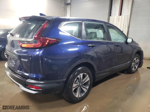 2020 Honda CR-V LX with VIN 5J6RW2H21LL015689, listed as a Copart auction lot 43494605 with 19,082 mi miles and Salvage Title. Bid and sale history available at carsss.com. Image 3.