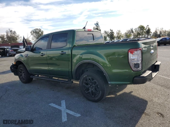 2023 Ford Ranger XL with VIN 1FTER4FH9PLE09204, listed as a Copart auction lot 43261075 with 40,531 mi miles and Salvage Title. Bid and sale history available at carsss.com. Image 2.