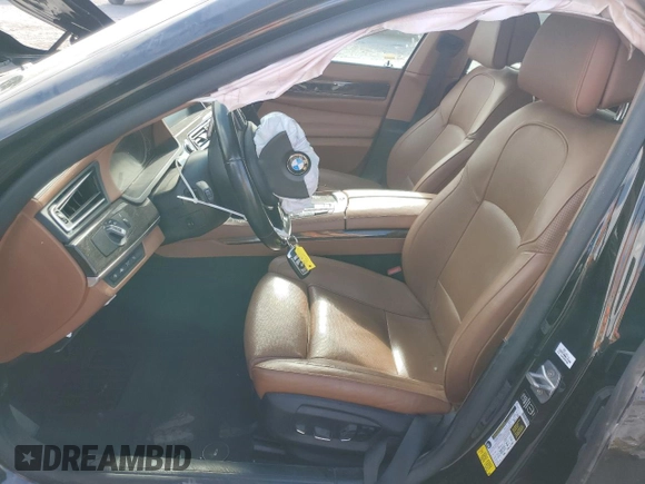 2015 BMW 7 Series 750Li with VIN WBAYE8C59FD781223, listed as a Copart auction lot 54944265 with 125,203 mi miles and Salvage title. Bid and sale history available at DreamBid. Image 7.