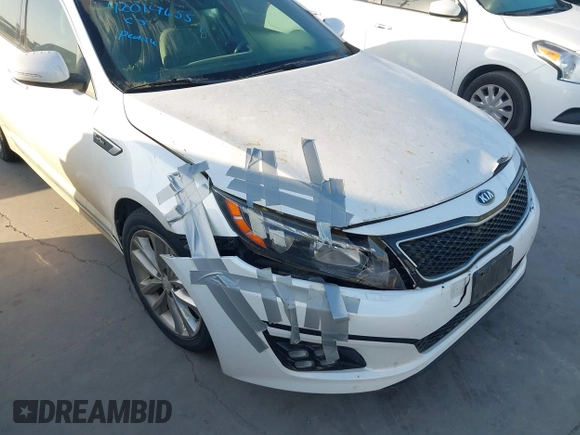 2015 Kia Optima SX Turbo with VIN 5XXGR4A69FG517335, listed as a IAAI auction lot 42014655 with 91,831 mi miles. Bid and sale history available at carsss.com. Image 6.