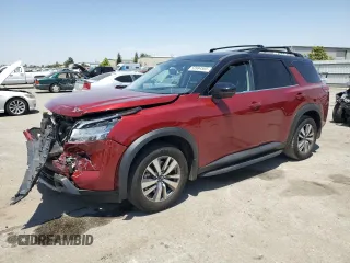 2022 Nissan Pathfinder SL z VIN 5N1DR3CA2NC229794, wystawiony jako Copart lot #58984565 z przebiegiem 22 116 mil mil oraz Szkoda całkowita • Salvage title. Historia ofert i sprzedaży dostępna na DreamBid. Obrazek 1.