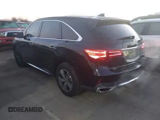 2017 Acura MDX with VIN 5J8YD4H37HL005849, listed as a IAAI auction lot 41261329 with 100,124 mi miles. Bid and sale history available at carsss.com. Image 3.