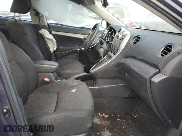 2009 Pontiac Vibe w/1SA with VIN 5Y2SP67829Z411959, listed as a Copart auction lot 43199474 with 134,217 mi miles and Salvage Title. Bid and sale history available at carsss.com. Image 7.