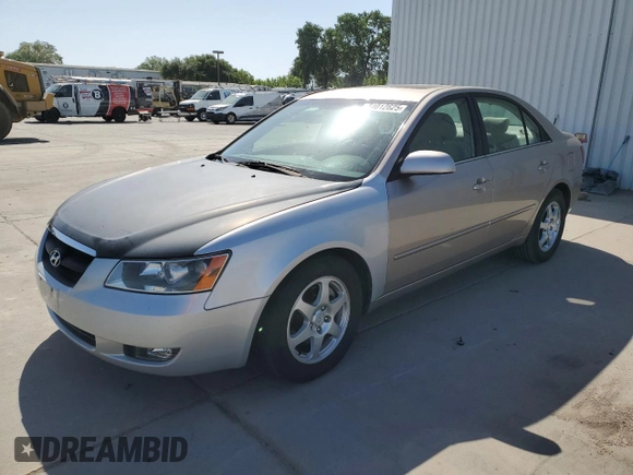 2006 Hyundai Sonata GLS with VIN 5NPEU46F86H020862, listed as a Copart auction lot 54012625 with 96,654 mi miles and Salvage Title. Bid and sale history available at DreamBid. Image 1.