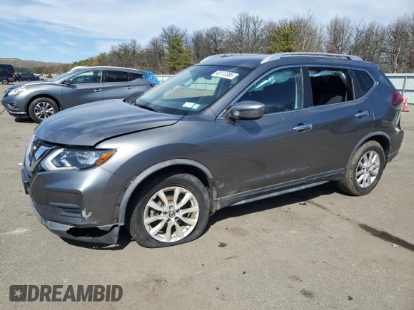 2018 Nissan Rogue SV with VIN KNMAT2MVXJP617573, listed as a Copart auction lot 49113385 with 41,255 mi miles and Salvage Title. Bid and sale history available at carsss.com. Image 1.