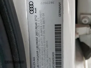 2014 Audi A6 Premium Plus z VIN WAUGFAFC0EN052420, wystawiony jako Copart lot #48818645 z przebiegiem 123 630 mil mil oraz Szkoda całkowita • Salvage title. Historia ofert i sprzedaży dostępna na DreamBid. Obrazek 13.