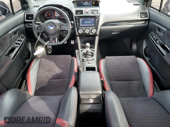2021 Subaru WRX STI with VIN JF1VA2E69M9818376, listed as a Copart auction lot 84764114 with 30,118 mi miles and Salvage Title. Bid and sale history available at carsss.com. Image 8.