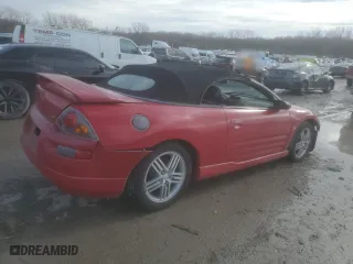 2003 Mitsubishi Eclipse GT with VIN 4A3AE55H83E172704, listed as a Copart auction lot 89013595 with 148,648 mi miles and Salvage Title. Bid and sale history available at carsss.com. Image 3.