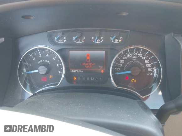 2014 Ford F-150 XL with VIN 1FTFW1ET0EKE09435, listed as a IAAI auction lot 42128541 with 114,008 mi miles and . Bid and sale history available at DreamBid. Image 7.