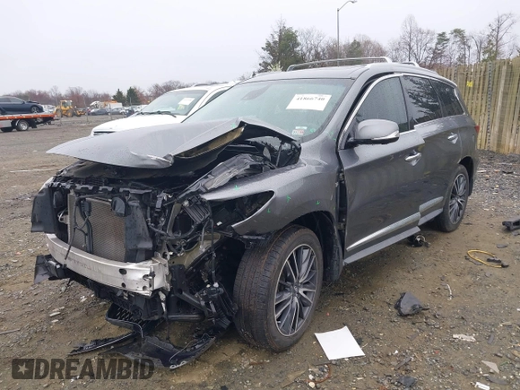 2016 Infiniti QX60 with VIN 5N1AL0MM1GC502111, listed as a IAAI auction lot 41866740 with 97,360 mi miles and . Bid and sale history available at DreamBid. Image 18.