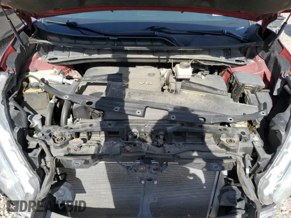 2015 Nissan Murano Platinum with VIN 5N1AZ2MH4FN284018, listed as a Copart auction lot 57793505 with 68,990 mi miles and Salvage title. Bid and sale history available at DreamBid. Image 11.