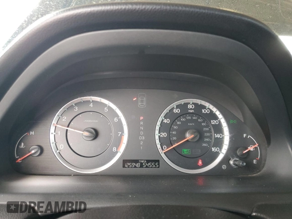 2012 Honda Accord EX with VIN 1HGCP2F70CA221798, listed as a Copart auction lot 59761945 with 125,948 mi miles and Salvage title. Bid and sale history available at DreamBid. Image 9.