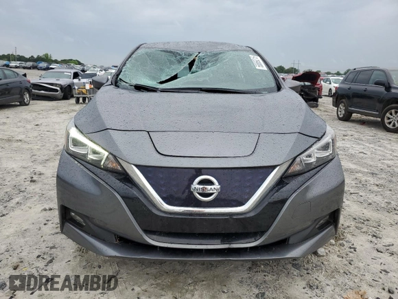 2018 Nissan LEAF SV with VIN 1N4AZ1CP1JC307031, listed as a Copart auction lot 58869215 with 99,621 mi miles and Salvage title. Bid and sale history available at DreamBid. Image 5.
