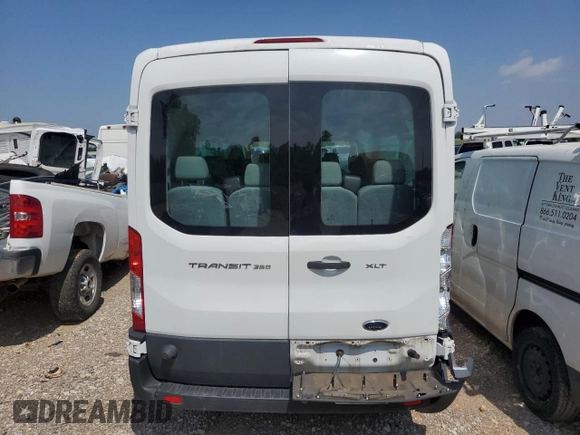 2016 Ford Transit XL with VIN 1FBAX2CM3GKA74591, listed as a Copart auction lot 53490744 with 80,039 mi miles and Salvage title. Bid and sale history available at DreamBid. Image 6.