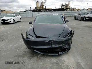 2025 Tesla Model 3 Long Range with VIN 5YJ3E1EA9SF966602, listed as a Copart auction lot 53571325 with 1,382 mi miles and Salvage title. Bid and sale history available at DreamBid. Image 11.