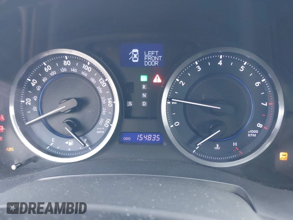 2013 Lexus IS 250 with VIN JTHCF5C28D5063750, listed as a IAAI auction lot 42464900 with 154,835 mi miles and . Bid and sale history available at DreamBid. Image 7.